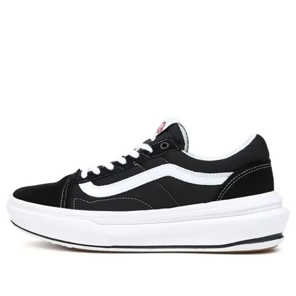 VANS MEN'S 10 OLD SKOOL OVERT COMFYCUSH BLACK WHITE NIB NB0A7Q5EBA2